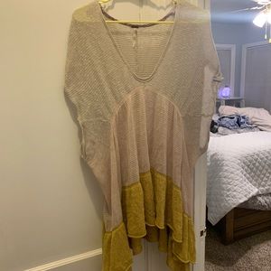 Free people sweeter knit top Sz S